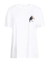 Ice Play Woman T-shirt White Size M Cotton In White