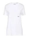 Ice Play Woman T-shirt Camel Size L Cotton In White