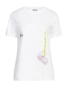 Ice Play Woman T-shirt White Size Xs Cotton