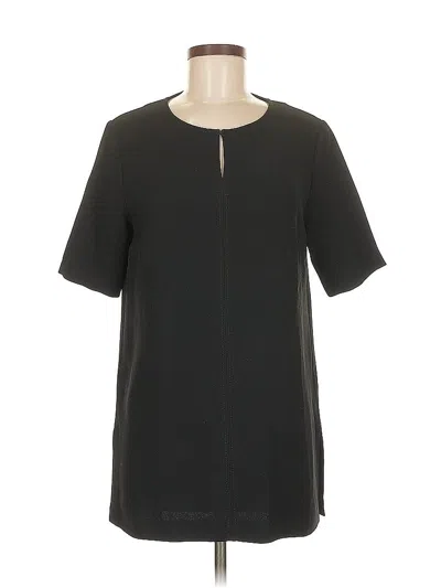 Pre-owned Ice Short Sleeve Blouse In Black