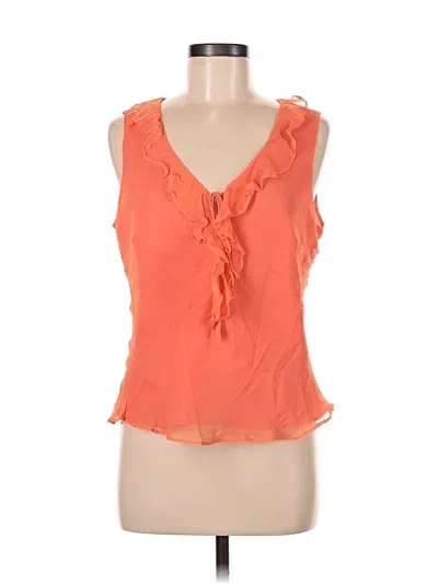 Pre-owned Ice Sleeveless Blouse In Orange