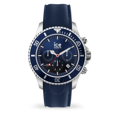 Ice-watch Chronograph Quartz Blue Dial Blue Silicone Men's Watch 017929