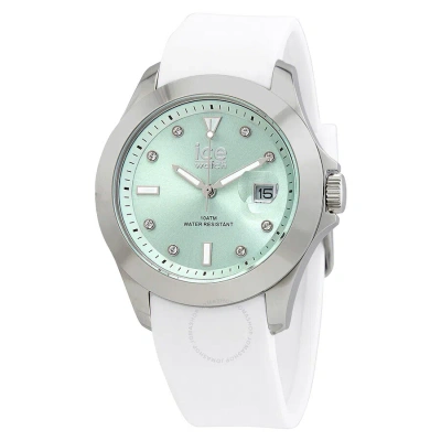 Ice-watch Quartz Unisex Watch 020381 In Green / White