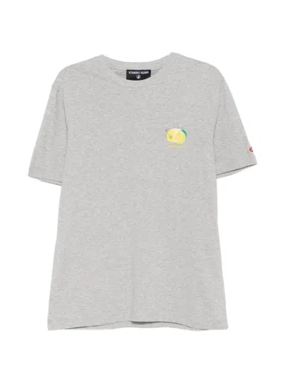 Iceberg 5d Graphic-print T-shirt In Gray