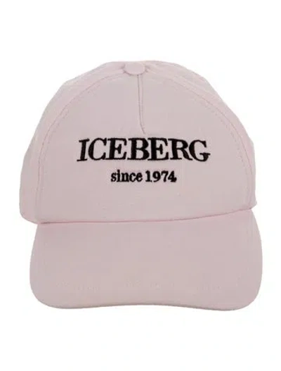 Pre-owned Iceberg Adjustable Baseball Cap In Pink