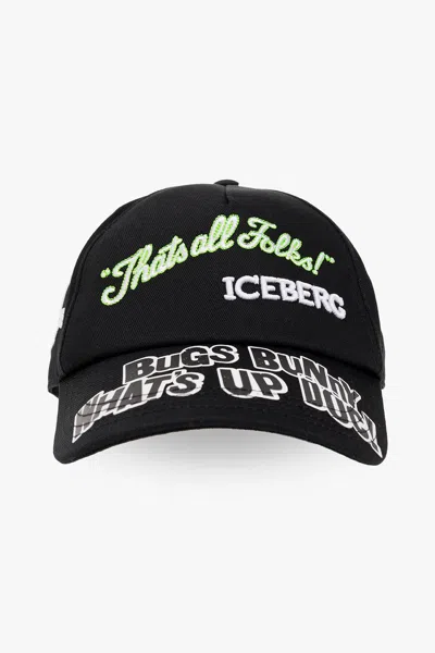 Iceberg Baseball Cap In Black