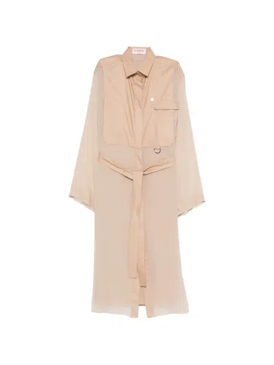 Iceberg Belt Dress In Neutral