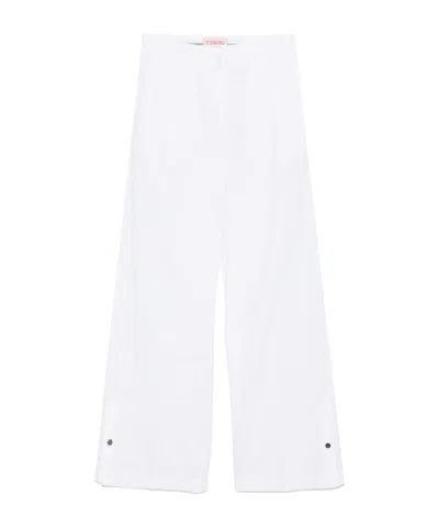 Iceberg Belt Loops Slacks In White