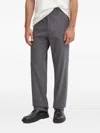 Iceberg Belt-loops Trousers In Gray