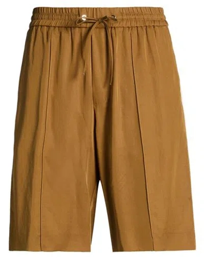 Iceberg Bermuda Man Shorts & Bermuda Shorts Khaki Size 34 Lyocell In Brown