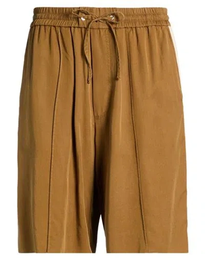Iceberg Bermuda Tessuto Man Shorts & Bermuda Shorts Khaki Size M Lyocell In Brown