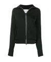 Iceberg Black Striped Zipper Casual Jacket In Black