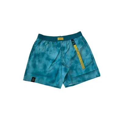 Iceberg Blue Polyester Men's Swimwear