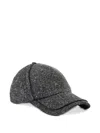 Iceberg Bouclé Baseball Cap In Gray