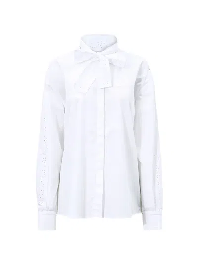 Iceberg Bow Tie Shirt In White