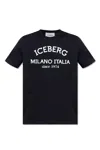 Iceberg Man T-shirt Black Size 3xl Cotton In Black