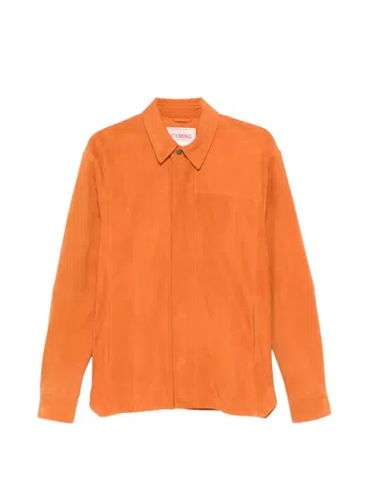 Iceberg Button Shirt In Orange