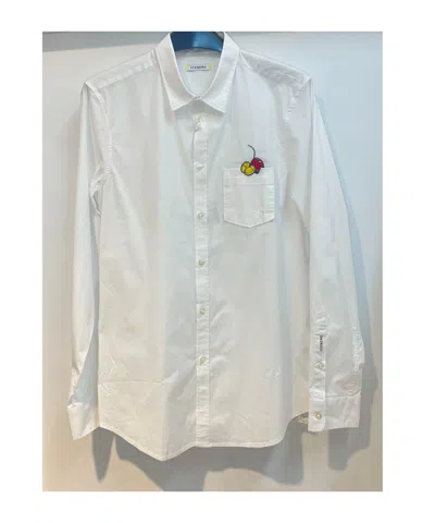 Iceberg Button-up Long Sleeve Shirt In White