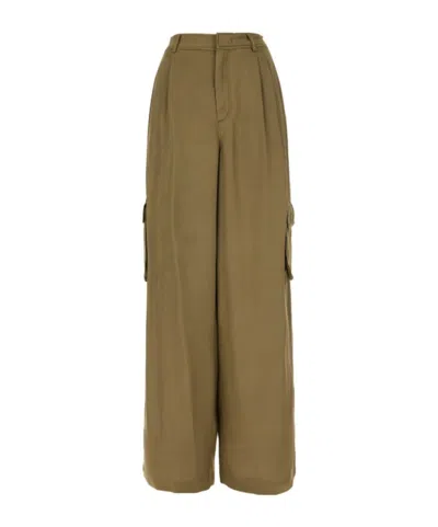 Iceberg Casual Pants With Belt Loops In Brown