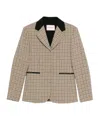 Iceberg Check-pattern Jacket In Brown