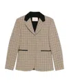 Iceberg Check-pattern Jacket In Brown