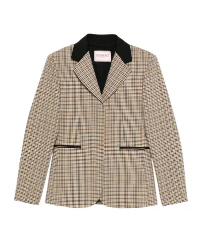 ICEBERG CHECK-PATTERN JACKET