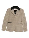 Iceberg Check-pattern Jacket In Neutral