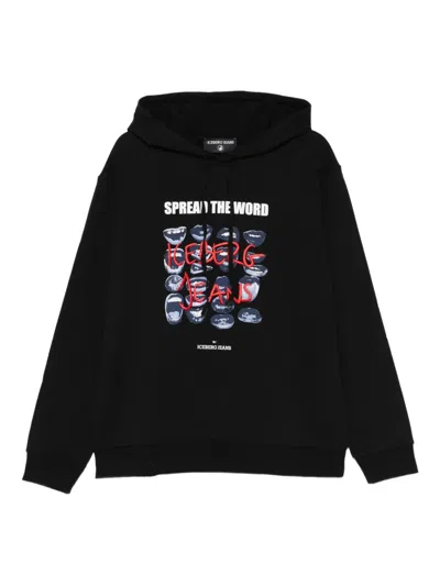 Iceberg Chill Hoodie In Black
