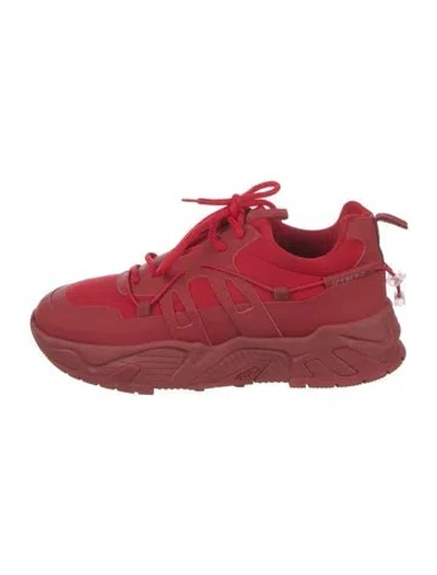 Pre-owned Iceberg Chunky Sneakers In Red