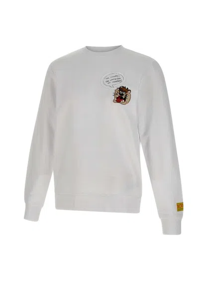 Iceberg Classic Regular Fit Crewneck Sweatshirt In White