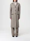 Iceberg Coat  Woman Color Beige In Brown