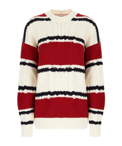 Iceberg Color-blocked Knitted Sweater In Multi