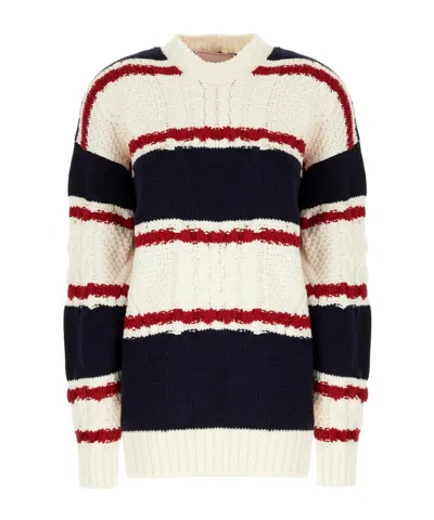 Iceberg Color-blocked Knitted Sweater In Multi