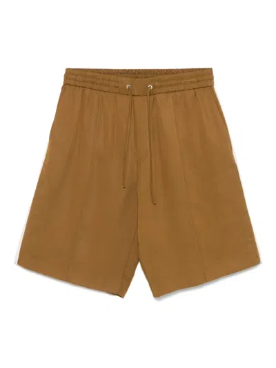 Iceberg Contrasting-stripes Shorts In Brown