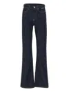 Iceberg Embossed Patch Denim Jeans In Blue