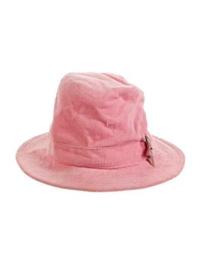 Pre-owned Iceberg Cotton Bucket Hat In Pink