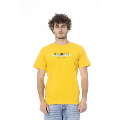 Iceberg Cotton Men's T-shirt In Yellow