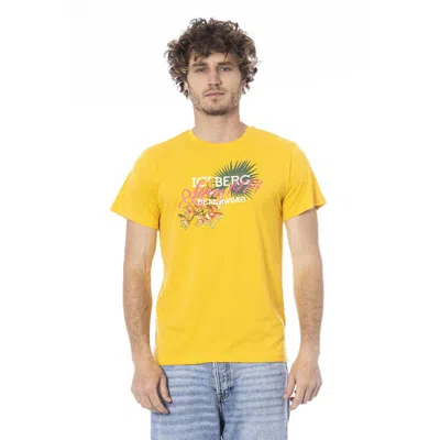 Iceberg Man T-shirt Yellow Size Xxl Cotton