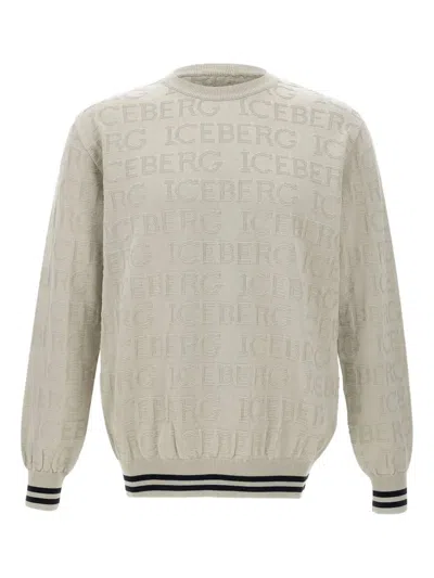 Iceberg Cotton Sweater In Neutrals