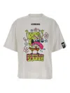 Iceberg Cartoon Print Relaxed Fit T Shirt In White