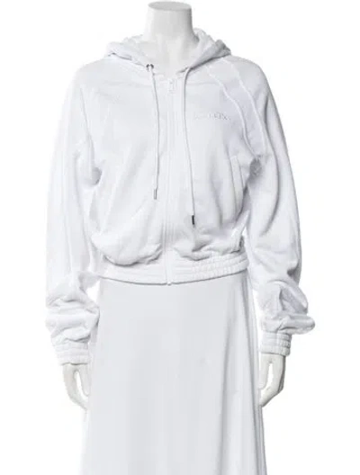 Pre-owned Iceberg Crew Neck Long Sleeve Hoodie In White