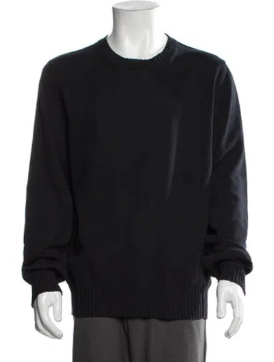 Pre-owned Iceberg Crew Neck Long Sleeve Pullover In Black