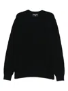 Iceberg Crew-neck Sweater In Black