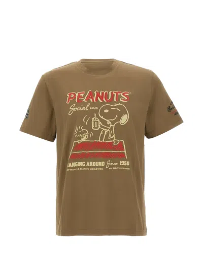 Iceberg Crew Neck T-shirt In Brown