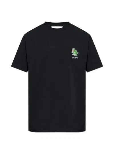 Iceberg Dinassoure T-shirt In Black