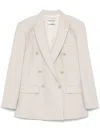 Iceberg Double-breasted Blazer In Neutrals