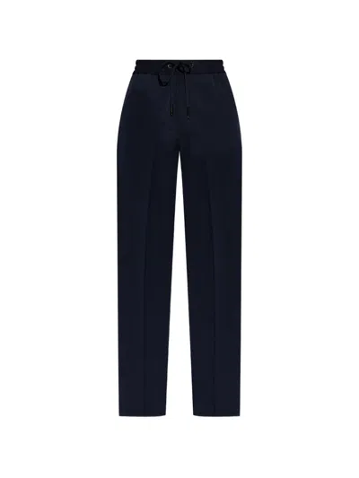 Iceberg Plaid Patterned Pleated Trousers In Blue