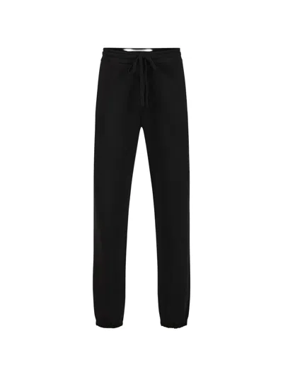 Iceberg Drawstring Elasticated Track Pants In Black