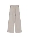 Iceberg Drawstring Piped Trousers In Gray