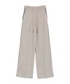 Iceberg Drawstring Piped Trousers In Gray